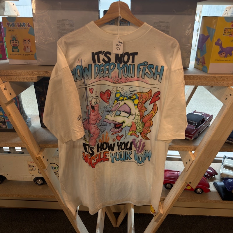 90’s Erotic Fishing Parody/Comedy T-Shirt  