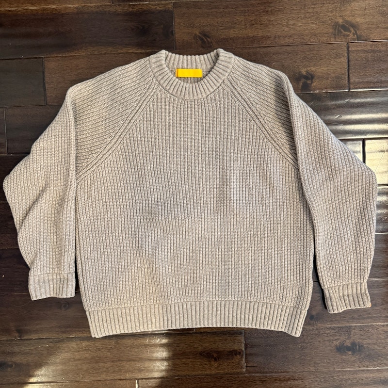 Yellow Label Co. Chunky Knit Sweater Beige