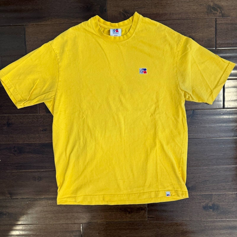 Kith for Russell Athletic Logo Tee Yellow