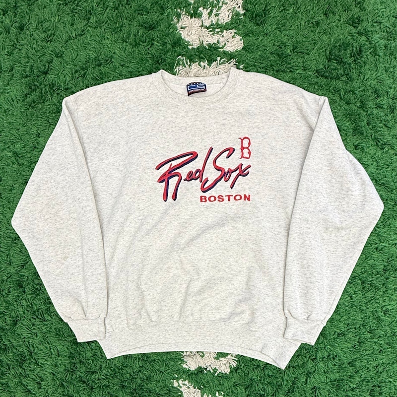 Vintage CS Sportswear Boston Red Sox Sweatshirt Heather Gray
