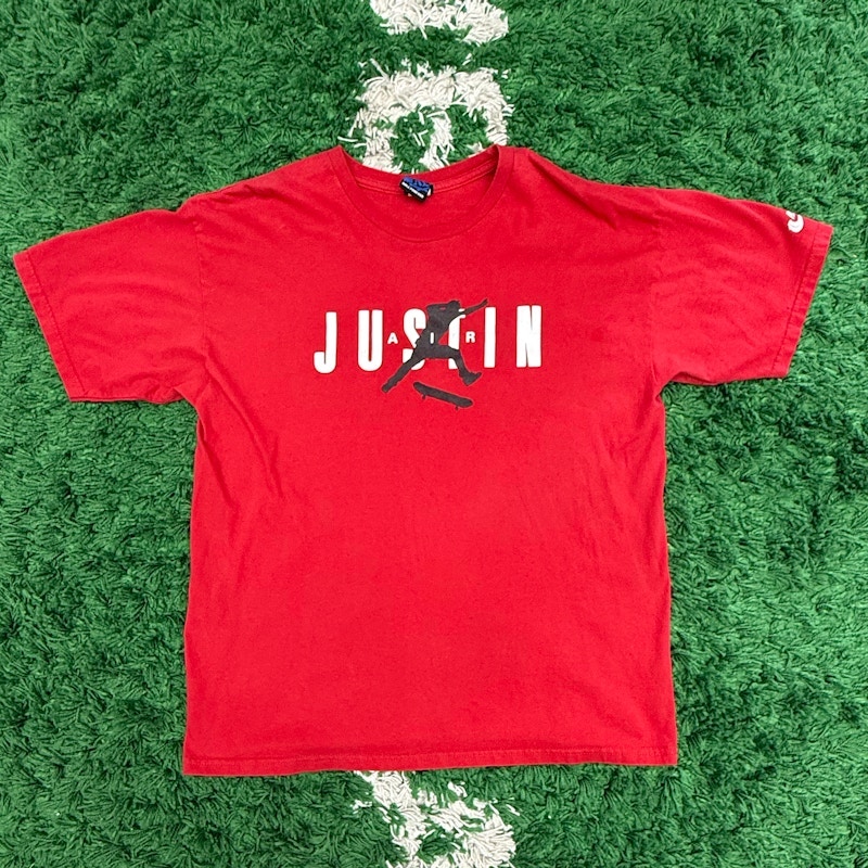 Air Justin Graphic T-Shirt Red