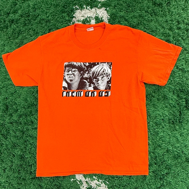 Noah Them or Us Graphic T-Shirt Orange