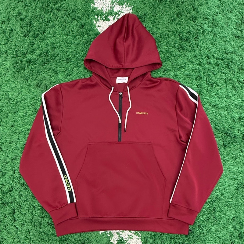 Concepts Quarter Zip Hoodie Red