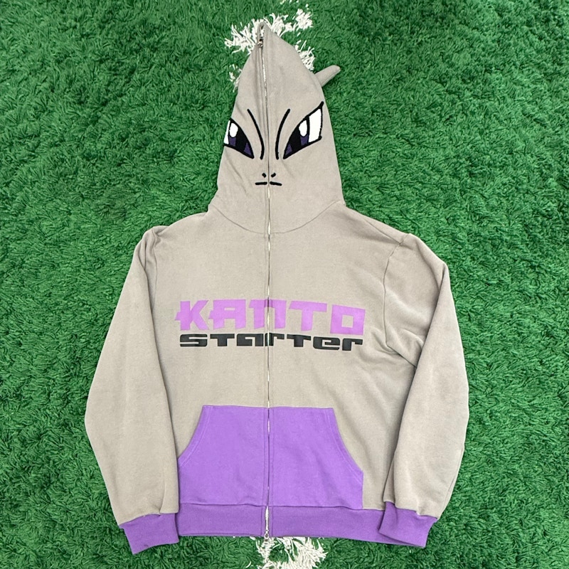 Kanto Starter Mewtwo Full Zip Hoodie