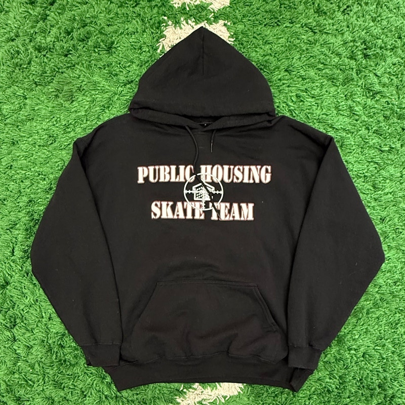 Public Housing Skate Team Hoodie Black