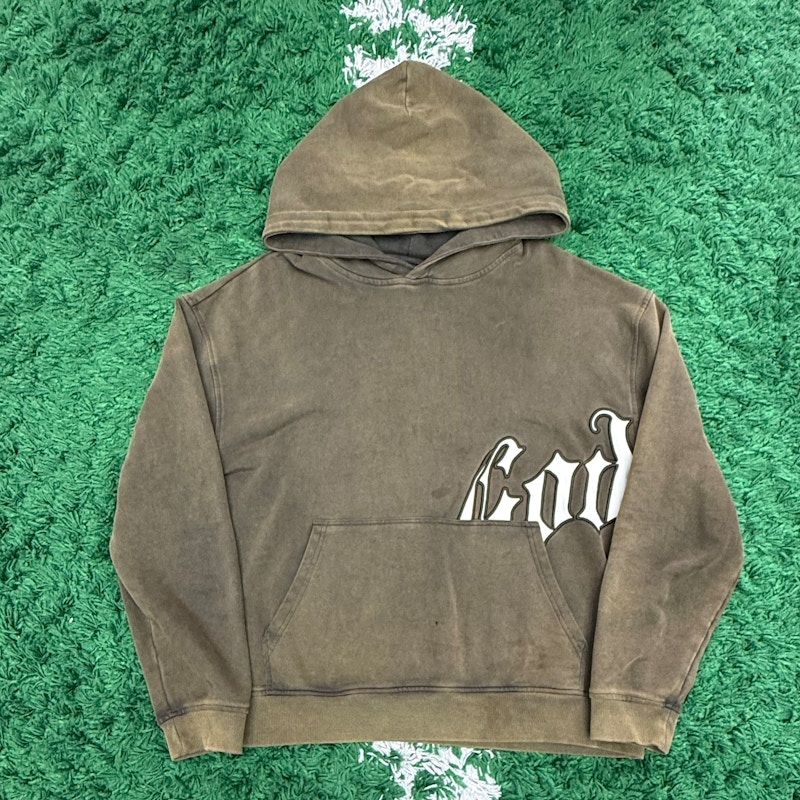 Godspeed Script Hoodie Olive