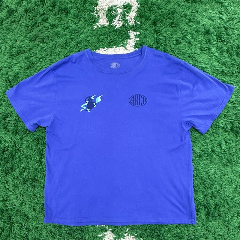 Cactus Jack x Virgil Abloh Architecture T-Shirt Blue