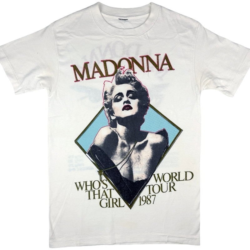Madonna Who's That Girl World Tour 1987 T-Shirt White