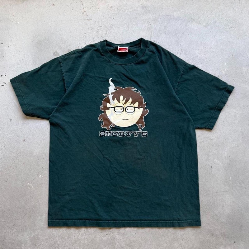 Vintage Shorty's South Park Blunt T-Shirt Dark Green