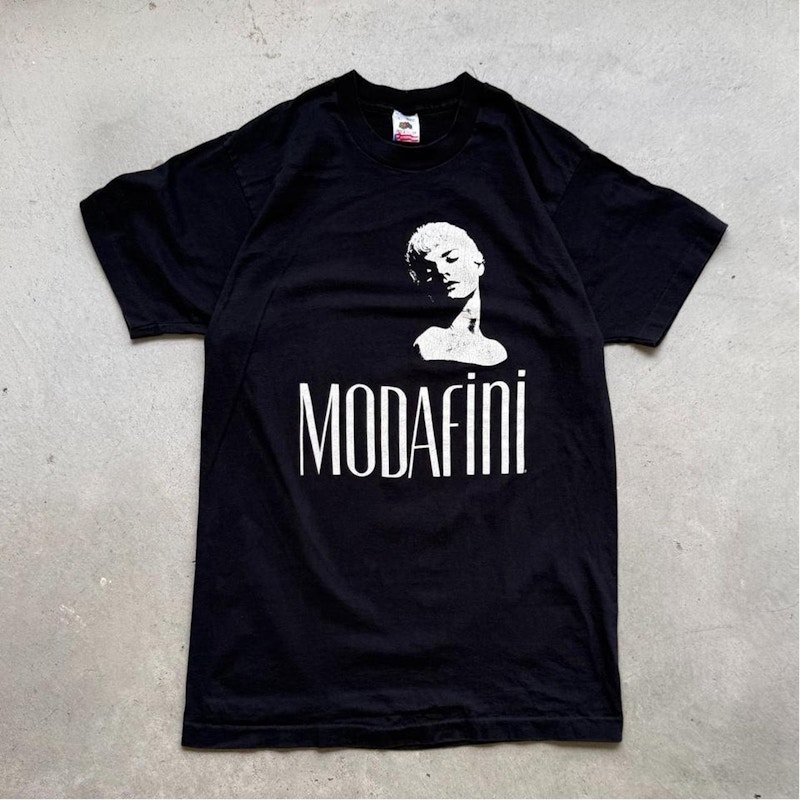 Modafini Vintage Graphic T-Shirt Black