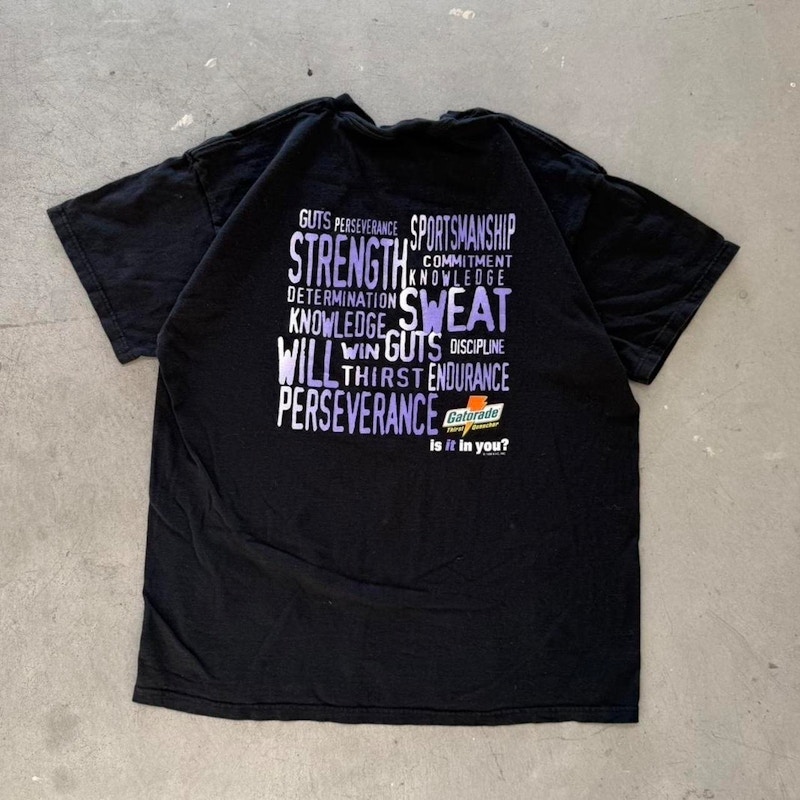 Vintage Gatorade Midnight Thunder T-Shirt Black