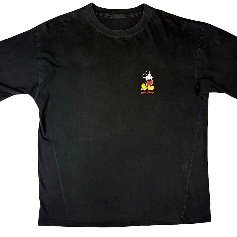 Disney Euro Disney Mickey Mouse T-Shirt Black