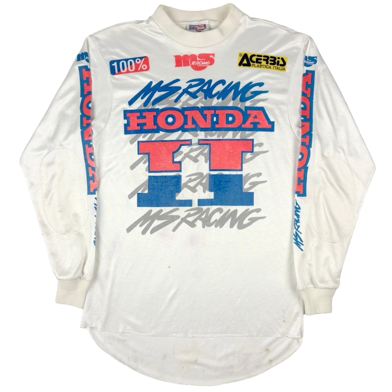 MS Racing Honda Motocross Jersey White
