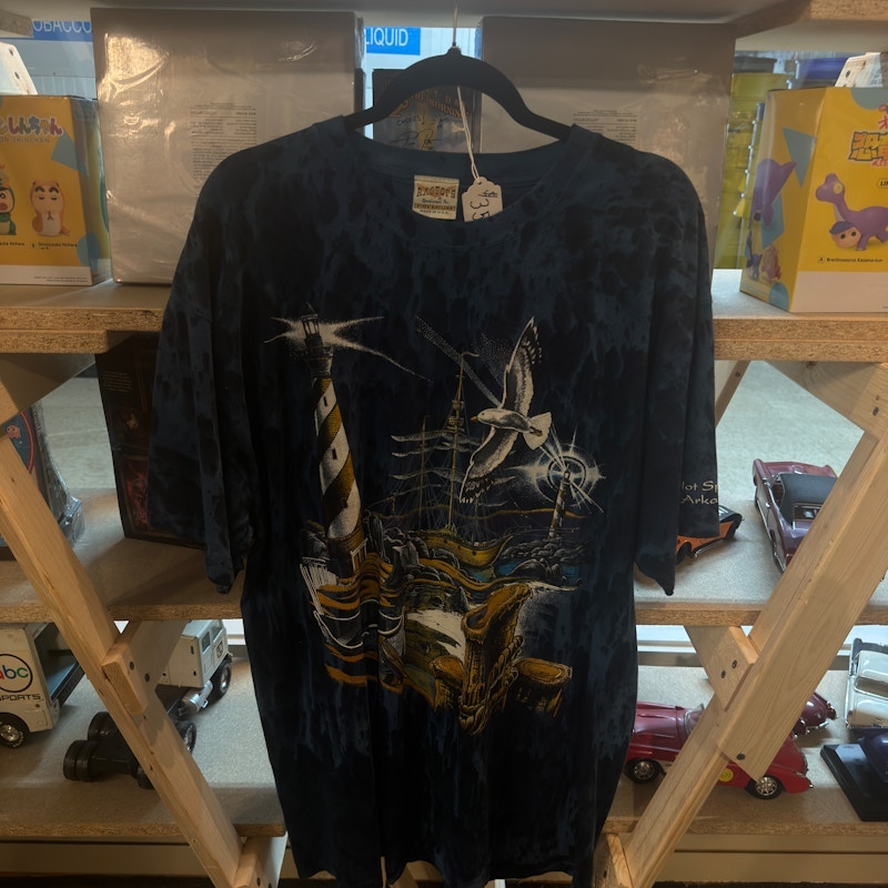 90’s AOP Lighthouse Graphic T-Shirt 