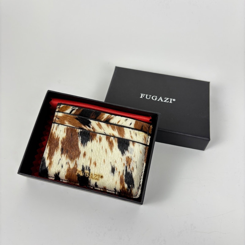 Fugazi Card Holder Cow Hair