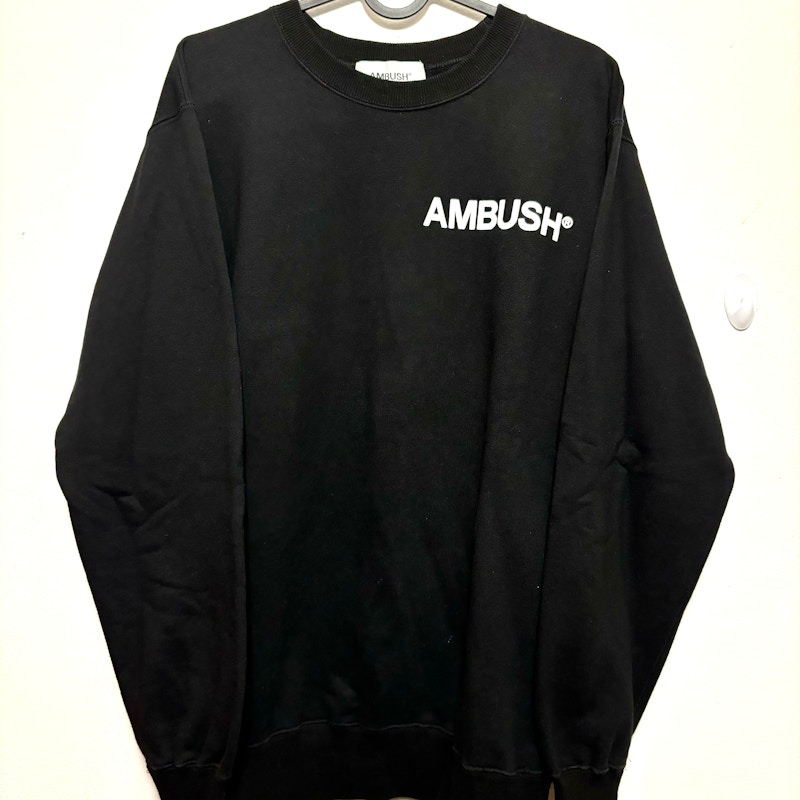 AMBUSH Logo Crewneck Sweatshirt Black