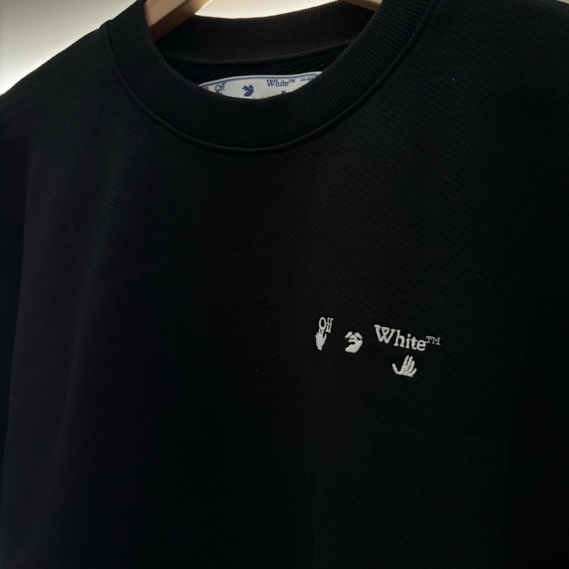 OFF-WHITE Crewneck Sweatshirt Black