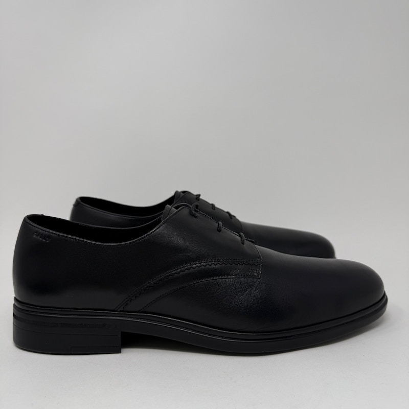 Bally Nelix Black Calf Plain