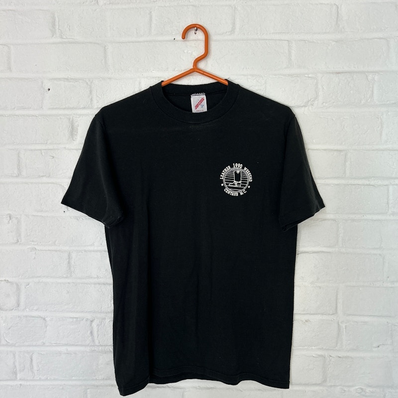 Vintage Centaur M.C. 1990 Leather Weekend T-Shirt Black
