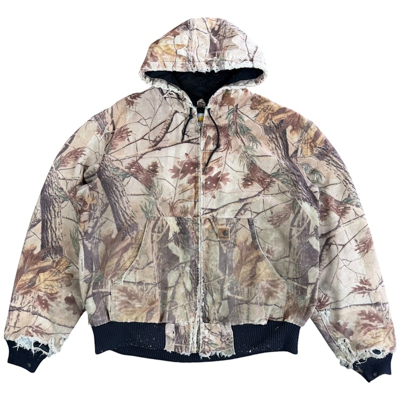 Vintage Carhartt Active Jacket Realtree Camo Faded Distressed