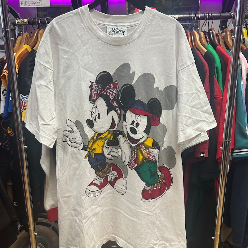 Jerry Leigh Mickey and Minnie Mouse T-Shirt White