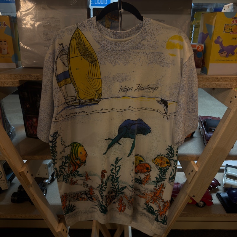 90’s Arli Ixtapa Zihuatanejo AOP Graphic T-Shirt