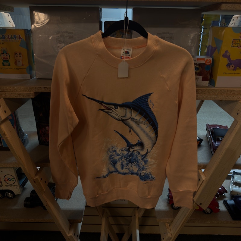 90’s Fishing Nature Crewneck Sweatshirt
