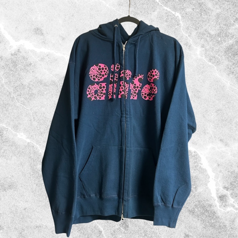 Alife Zip-Up Hooded Sweatshirt Navy