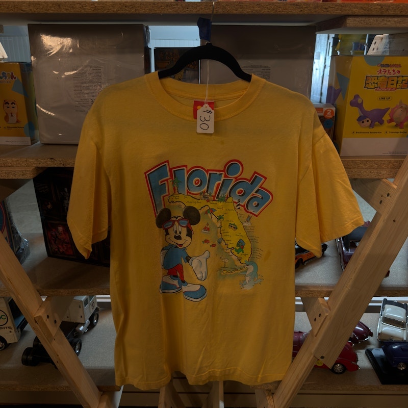 90’s Disney Florida Mickey Mouse T-Shirt Yellow