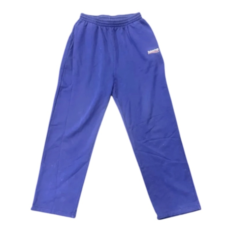 Balenciaga Logo Sweatpants Blue