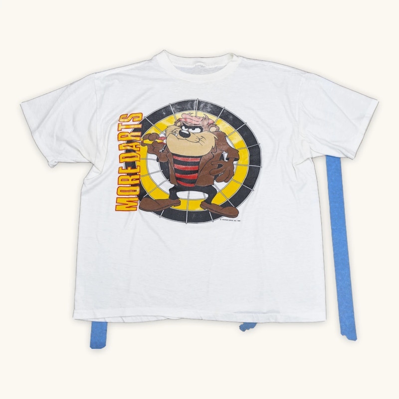 Warner Bros. Taz More Darts T-Shirt White