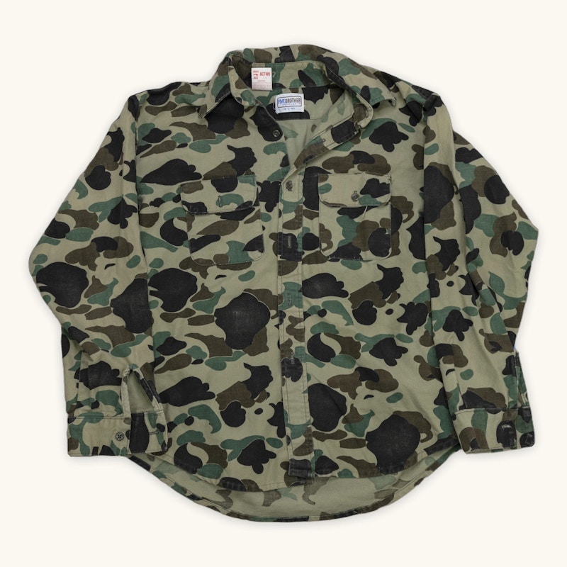 Five Brother Camouflage Button-Up Shirt