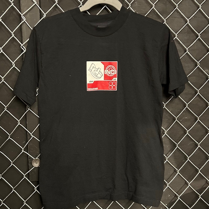 Y2K NC Skate Clothing Graphic T-Shirt Black