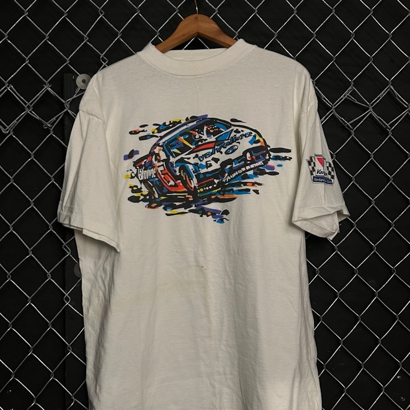 90s NASCAR Valvoline Performance Team T-Shirt White