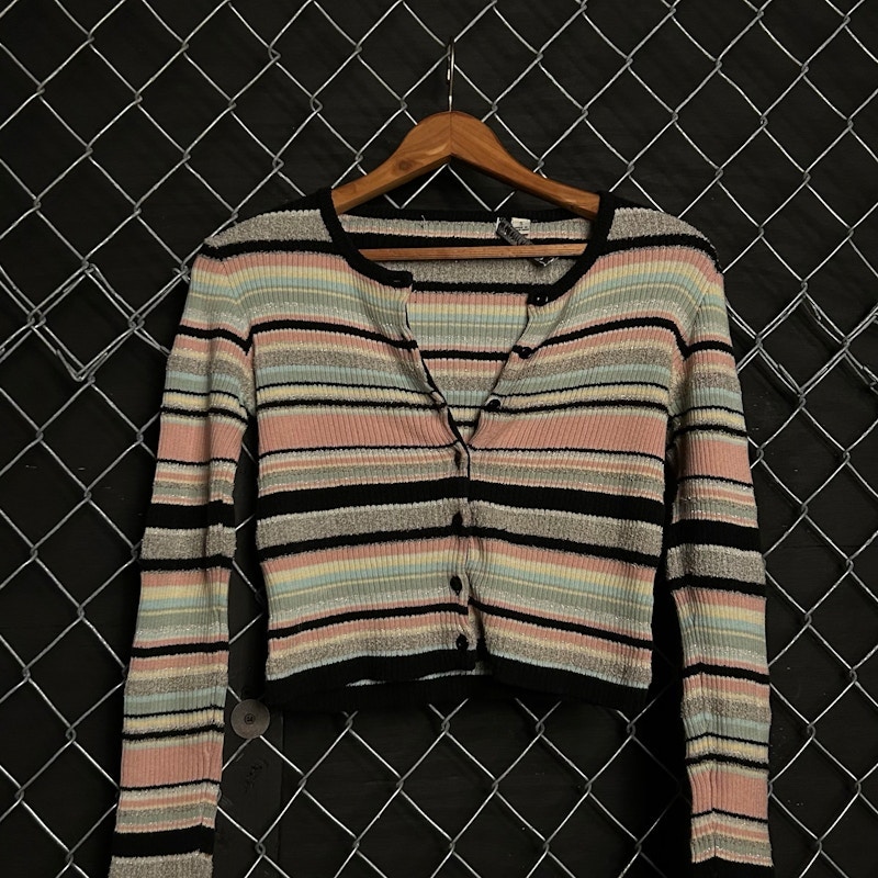 90’s Guess Jeans USA Striped Cardigan