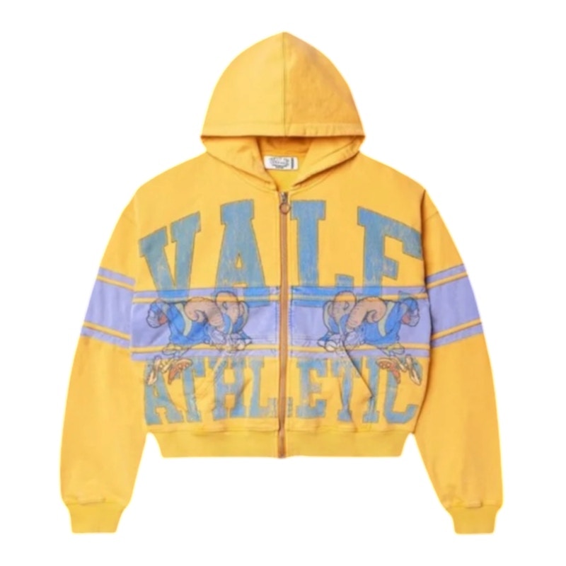 Vale Forever Bighorn Zip Up Hoodie Yellow