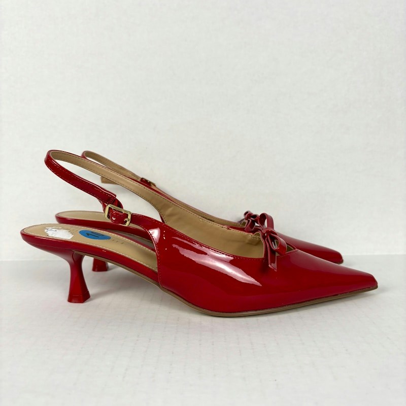 Madden Girl G-Verge Red Slingback Heel