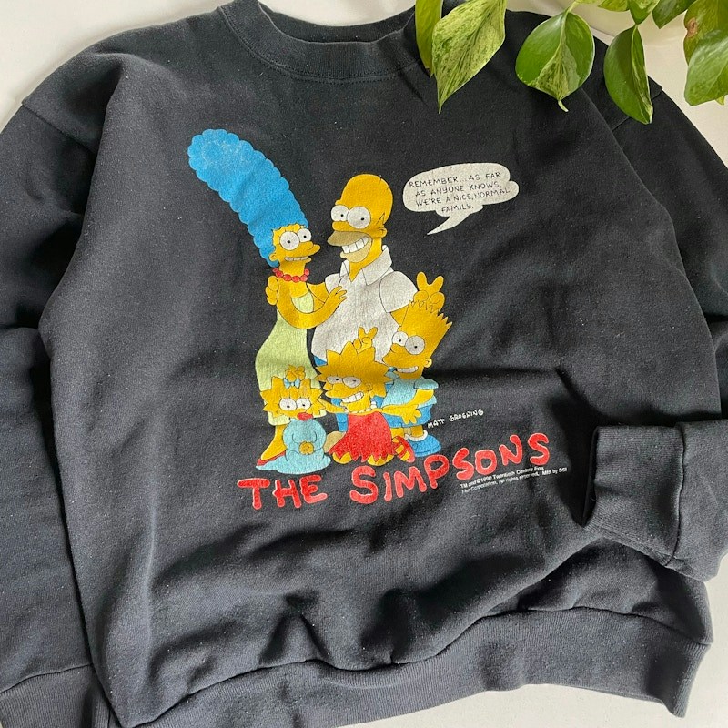 1990 Simpsons Family Crewneck