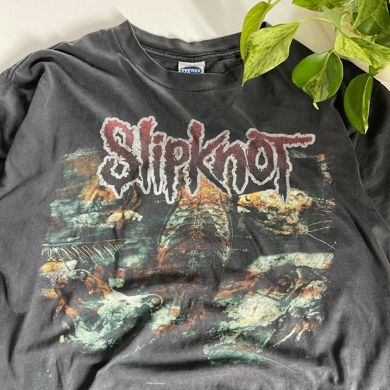 Rare 2001 Slipknot Iowa Faded Tee