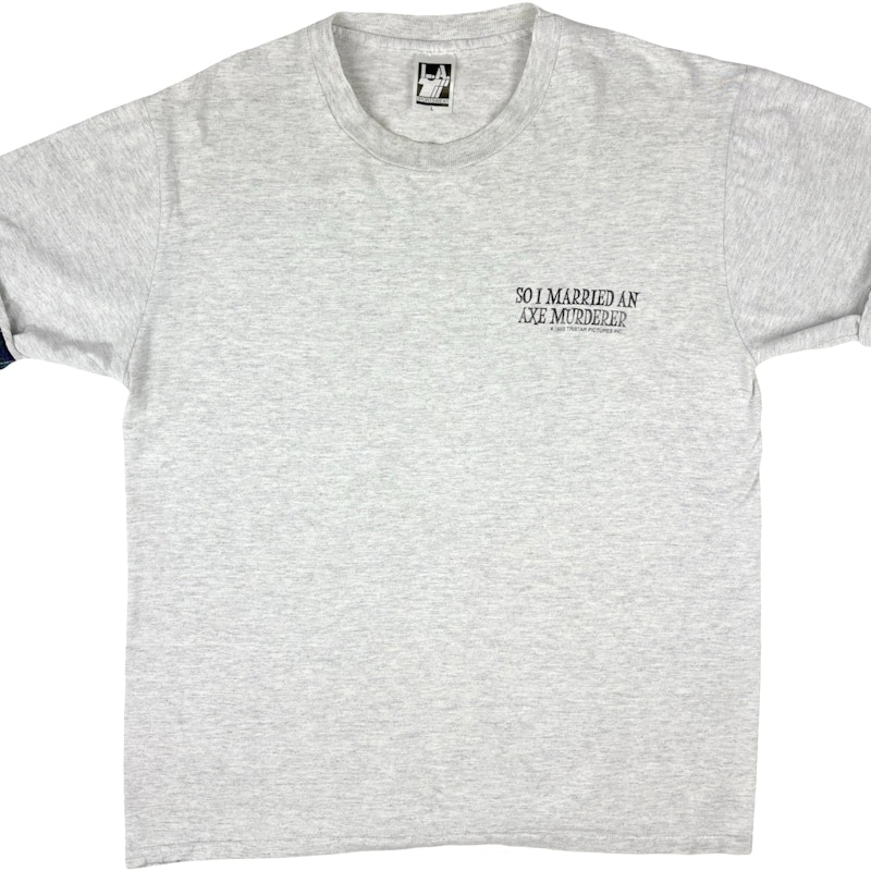 Vintage So I Married an Axe Murderer Movie Promo Grey T-Shirt