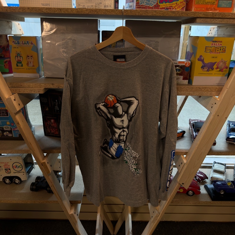 90’s AND1 Graphic Long Sleeve T-Shirt Gray