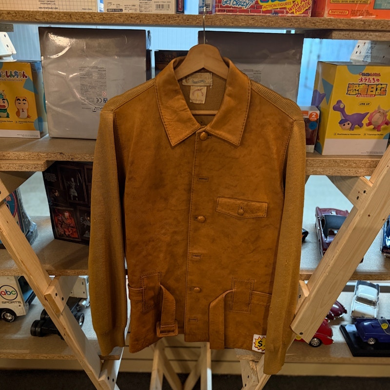 1960’s Herman Phillips Ltd. Suede Leather and Knit Jacket Brown