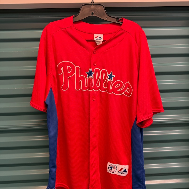 Majestic Philadelphia Phillies Jersey Red