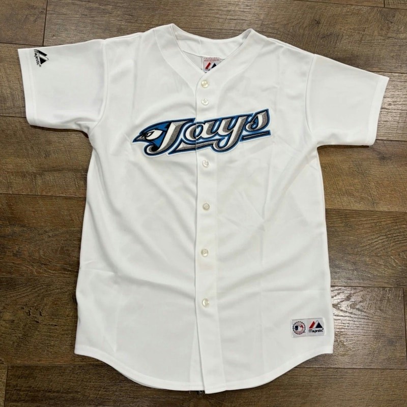 Vintage 90s Toronto Blue Jays Chacin #39 Stitched Jersey XL Made In USA Majestic
