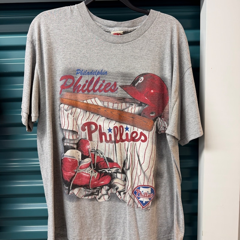 Nutmeg Mills Philadelphia Phillies T-Shirt Gray