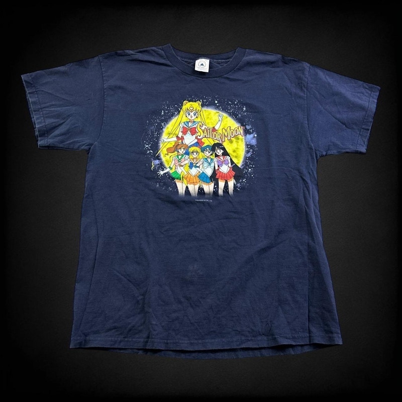Sailor Moon Vintage Graphic T-Shirt Navy