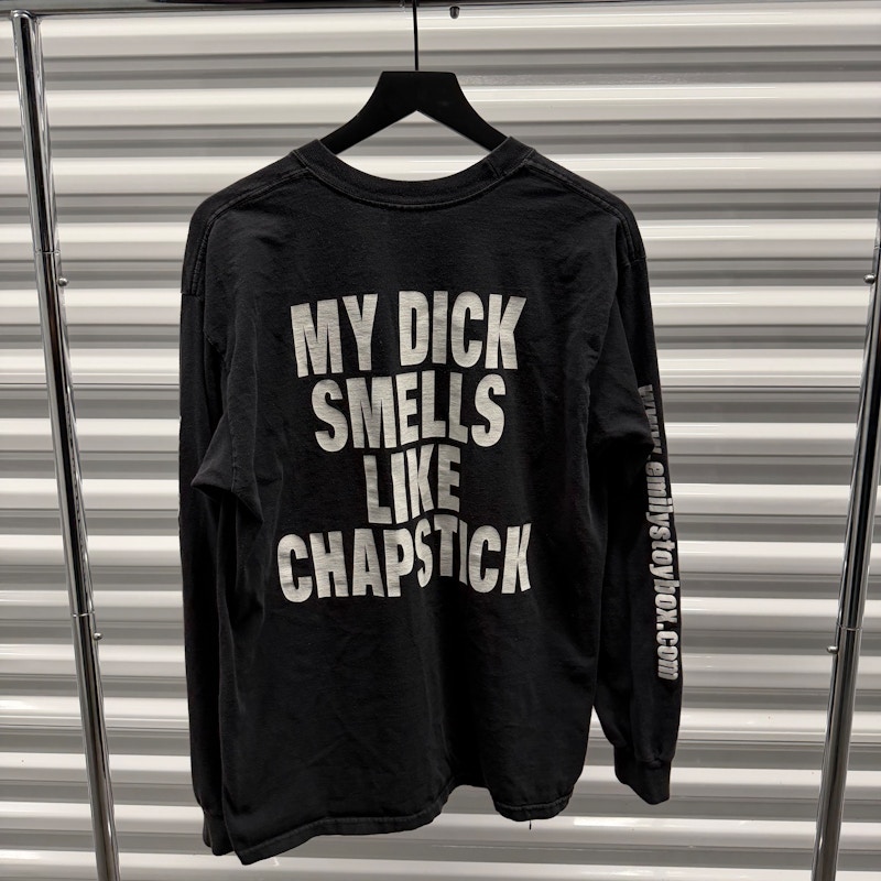 Emily's Toybox my dick smells like chapstick crewneck punk goth