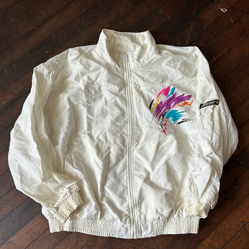 Mizuno Tennis Collection Windbreaker Jacket White