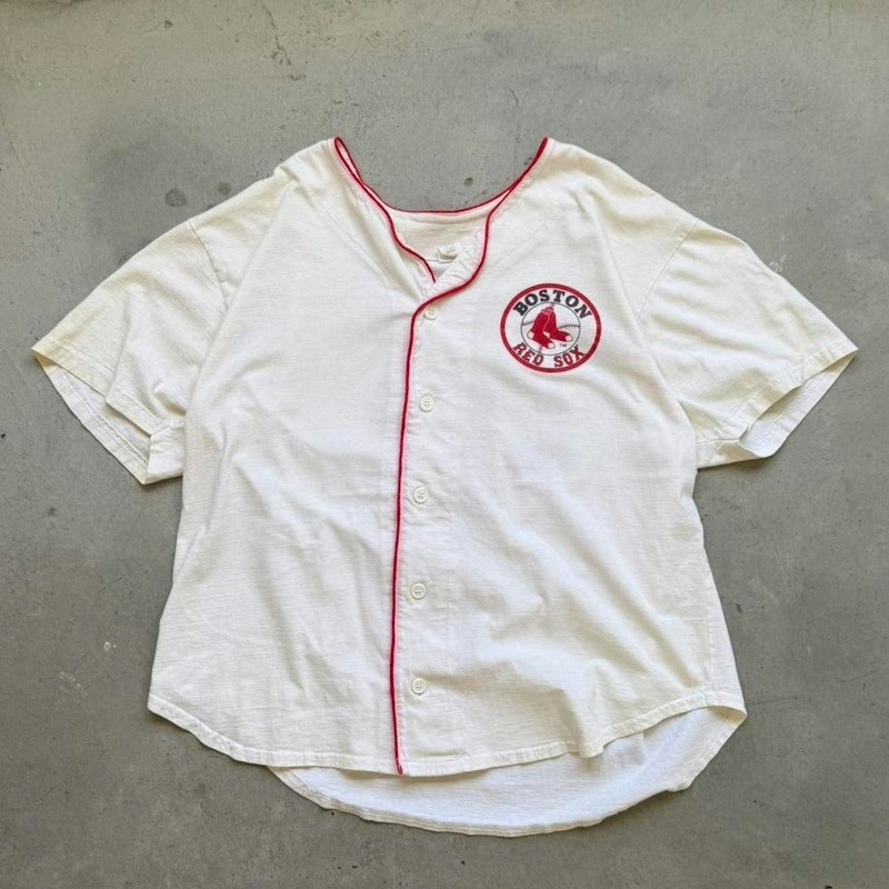 Vintage Boston Red Sox MBNA America 02 Baseball Jersey