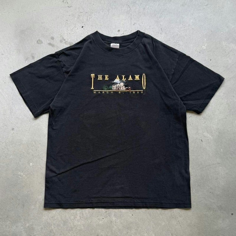 Vintage The Alamo March 6 1836 T-Shirt Black